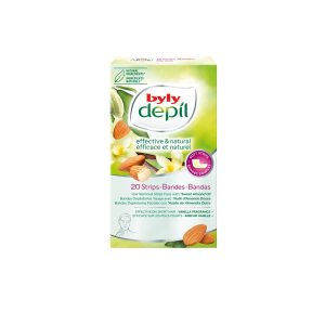 Byly depil face strips almond