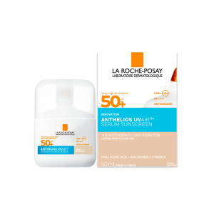 La Roche Posay UV air serum sunsc tinted lightreen  _ سيروم + واقي مع لون